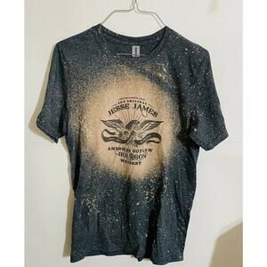 JESSE JAMES "America's Outlaw Bourbon Whiskey" Size Small heavy cotton